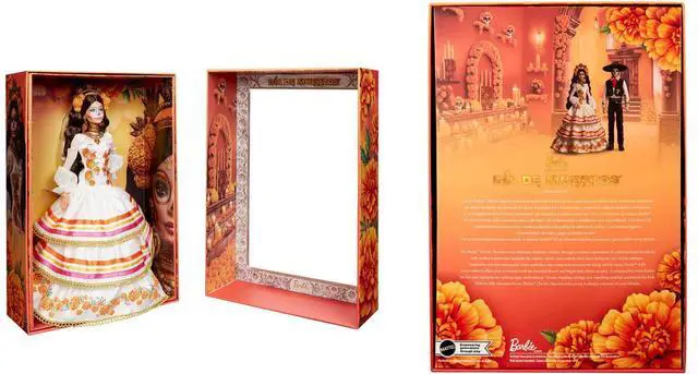 Alt view image 7 of 7 - Mattel Barbie Signature 2025 Día De Muertos Collectible Doll