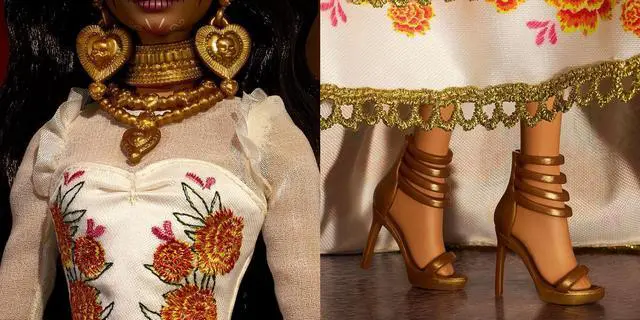 Alt view image 3 of 7 - Mattel Barbie Signature 2025 Día De Muertos Collectible Doll