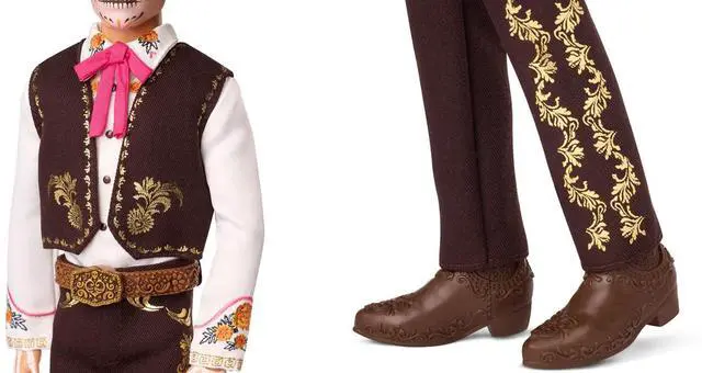 Alt view image 6 of 7 - Mattel Barbie Signature 2025 Día De Muertos Collectible Ken Doll