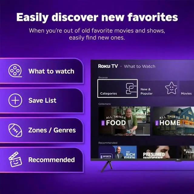 Alt view image 6 of 7 - Roku 55R6C7 55 inch Class Plus Series 4K QLED Mini-LED Smart TV