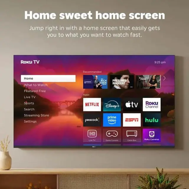 Alt view image 7 of 7 - Roku 65R6C7 65 inch Class Plus Series 4K QLED Mini-LED Smart TV