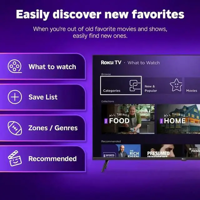 Alt view image 3 of 7 - Roku 55R4C5 55 inch Class Select Series 4K LED Smart TV