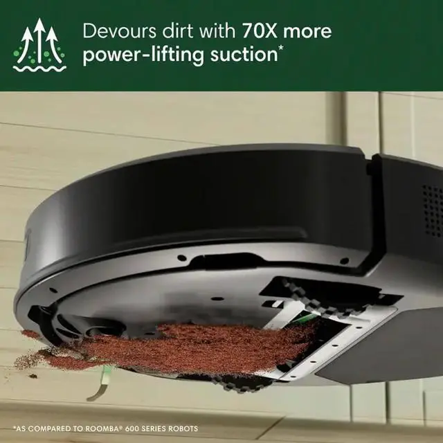 Alt view image 2 of 7 - iRobot ROOMBA105 Roomba 105 Vacuum Robot - Black