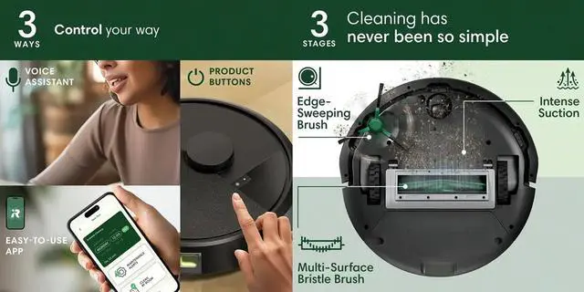 Alt view image 6 of 7 - iRobot ROOMBA105 Roomba 105 Vacuum Robot - Black