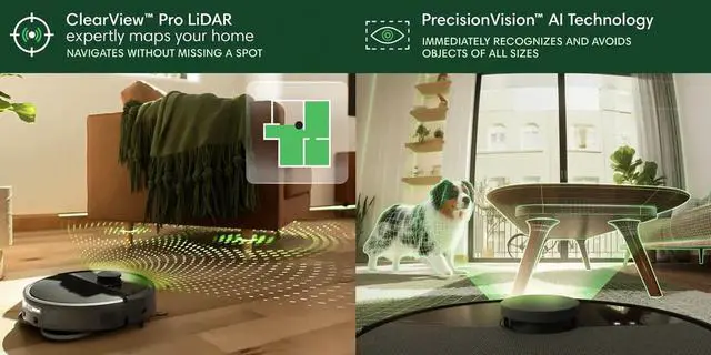 Alt view image 6 of 6 - iRobot ROOMBA505 Roomba Plus 505 Combo Robot Vacuum and Mop Plus AutoWash Dock - Black