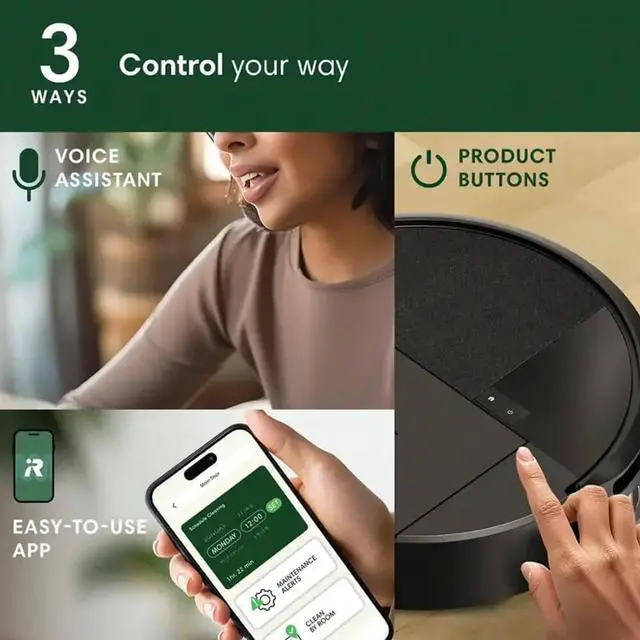 Alt view image 6 of 7 - iRobot ROOMBA205 Roomba 205 DustCompactor Robot Vacuum - Black