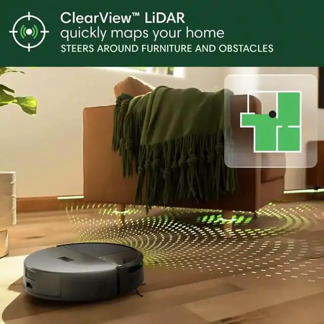 Alt view image 4 of 7 - iRobot ROOMBA205 Roomba 205 DustCompactor Robot Vacuum - Black