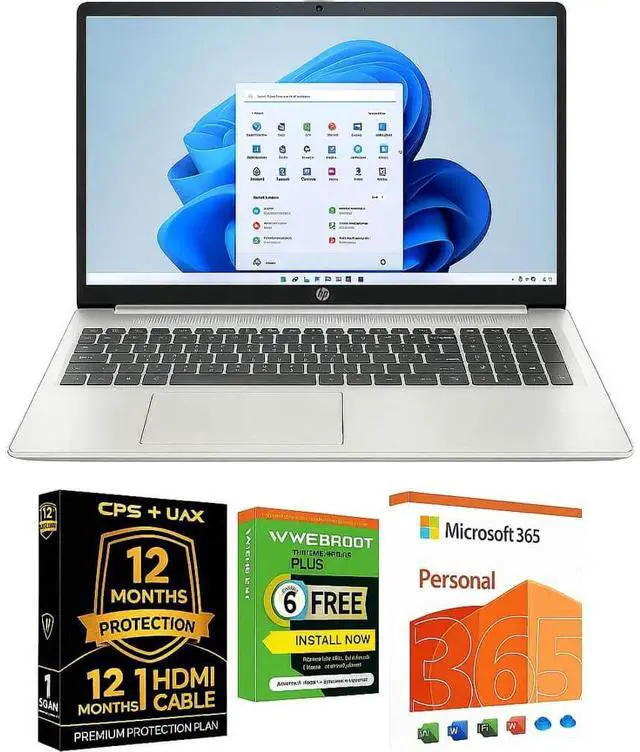 Main image of HP 17CN3123NRK1  17.3 INCH Touchscreen Laptop, Intel Core i5-1335U, 16GB RAM, 512GB SSD, Windows 11 Home, Backlit Keybo