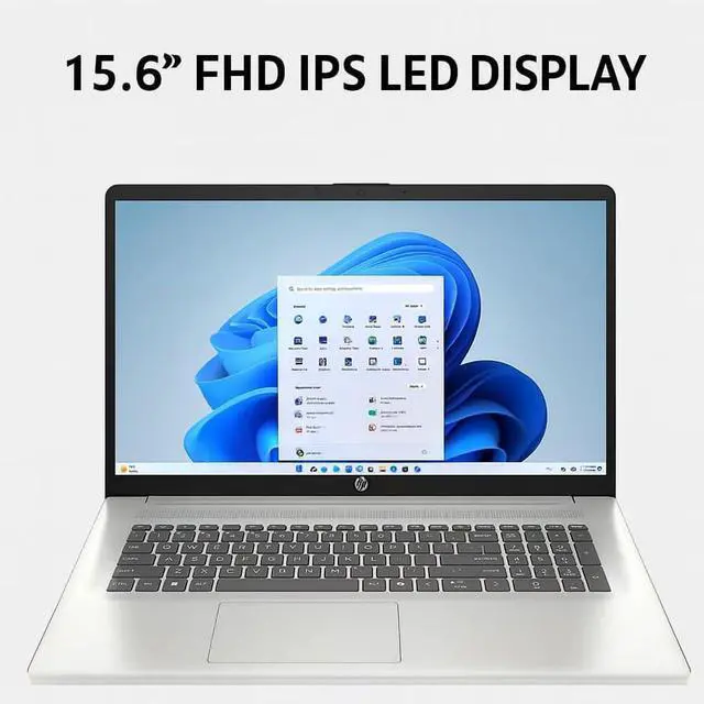 Alt view image 4 of 7 - HP 17CN3123NRK1  17.3 INCH Touchscreen Laptop, Intel Core i5-1335U, 16GB RAM, 512GB SSD, Windows 11 Home, Backlit Keybo