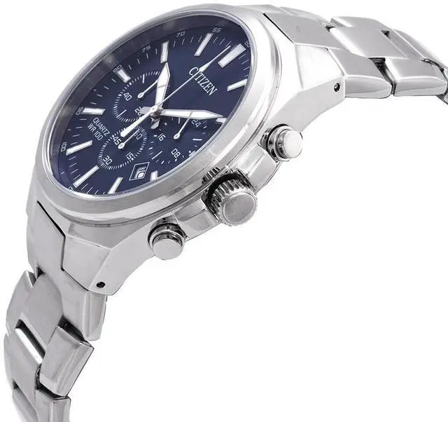 Alt view image 2 of 5 - CITIZEN AN817059L Quartz Mens Watch - Blue/Silver Dial