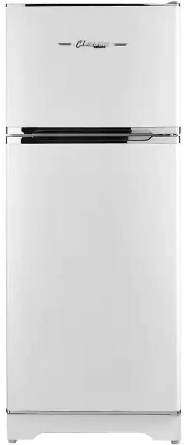 Main image of UNIQUE UGP14CCRSMW 14 Cu. Ft. Classic Retro Marshmallow White Propane Top Freezer Refrigerator