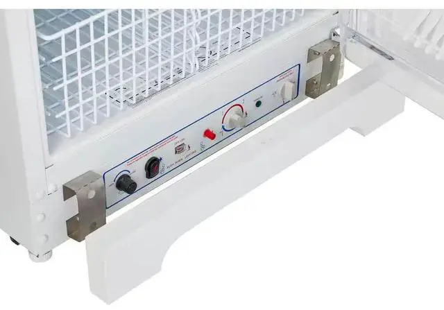 Alt view image 7 of 7 - UNIQUE UGP14CCRSMW 14 Cu. Ft. Classic Retro Marshmallow White Propane Top Freezer Refrigerator