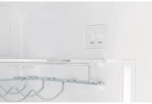 Alt view image 4 of 7 - UNIQUE UNQ455LMBAC 17 Cu. Ft. Matte Black Classic Retro Counter-Depth Bottom Freezer Refrigerator