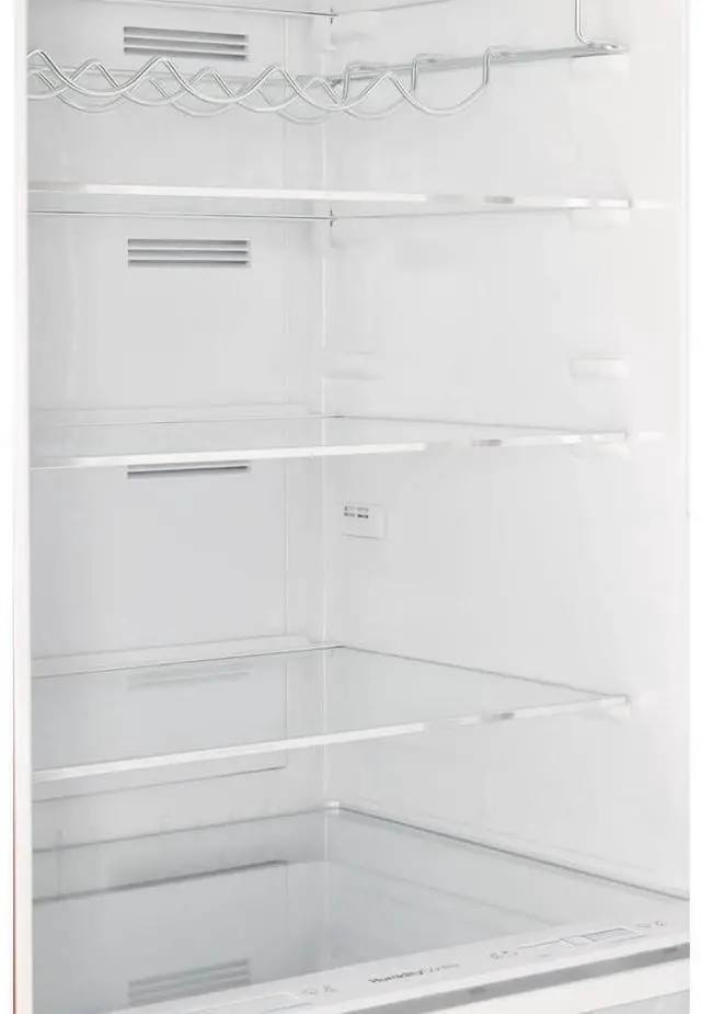 Alt view image 7 of 7 - UNIQUE UNQ455LMBAC 17 Cu. Ft. Matte Black Classic Retro Counter-Depth Bottom Freezer Refrigerator