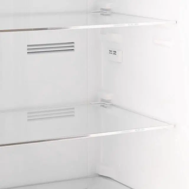 Alt view image 4 of 7 - UNIQUE UNQ310LBAC 11 Cu. Ft. Midnight Black Classic Retro Top Freezer Refrigerator