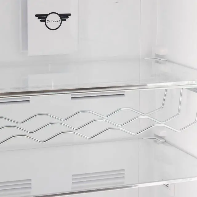 Alt view image 3 of 7 - UNIQUE UNQ310LTAC 11 Cu. Ft. Ocean Mist Turquoise Classic Retro Top Freezer Refrigerator