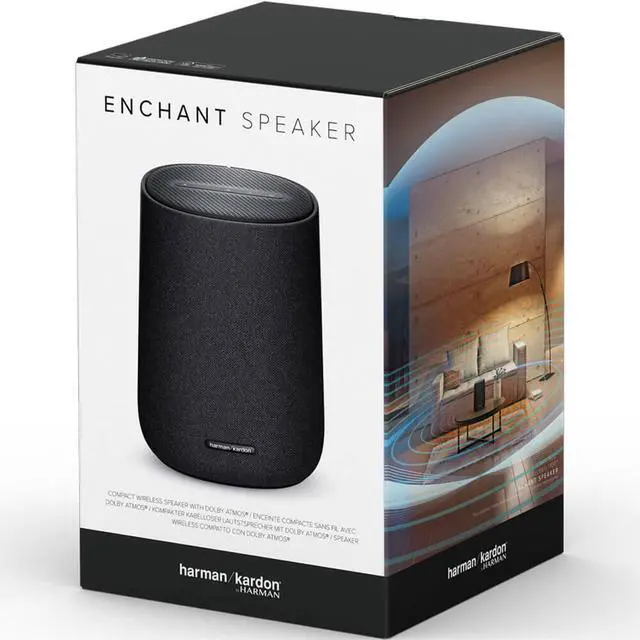 Alt view image 5 of 5 - Harman / Kardon SPKBLKAM Enchant Wireless Speaker - Black