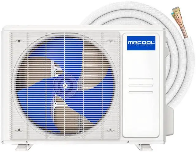 Alt view image 5 of 5 - MRCOOL EZ12HP11516D EasyPro 12000 BTU 115V DIY 5th Generation Mini-Split Air Handler and Condenser