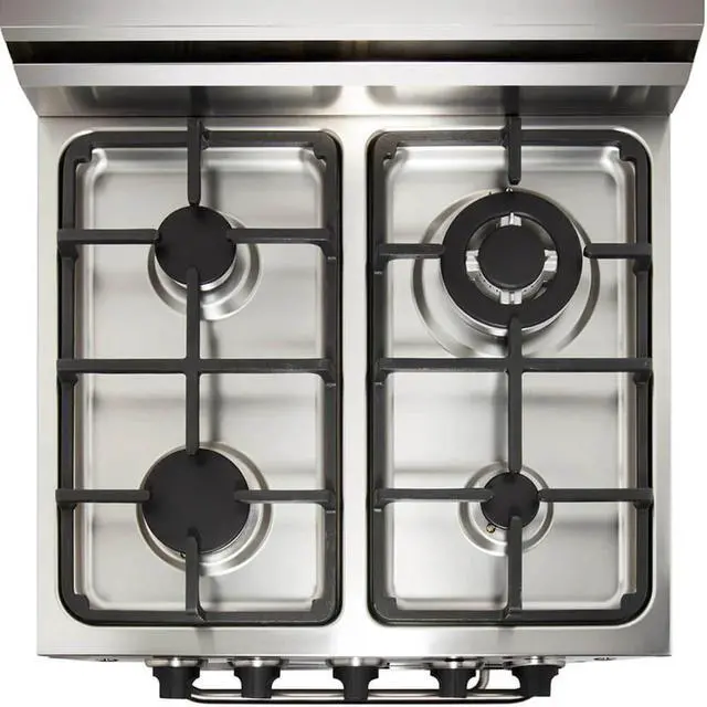Alt view image 5 of 7 - UNIQUE UGP24VPC1SS 2.3 Cu. Ft. Stainless Steel Freestanding Prestige Gas Range