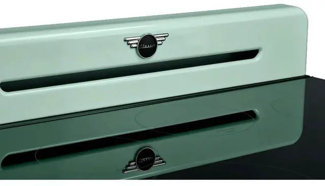 Alt view image 7 of 7 - UNIQUE UNQ30CRICLG 3.9 Cu. Ft. Summer Mint Green Freestanding Classic Retro Induction Range