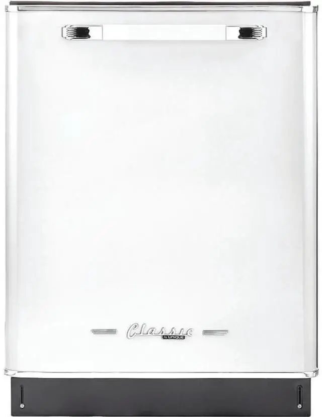 Main image of UNIQUE UGP24CRDWW 45 dBA Retro Top Control Built-In Marshmallow White Dishwasher