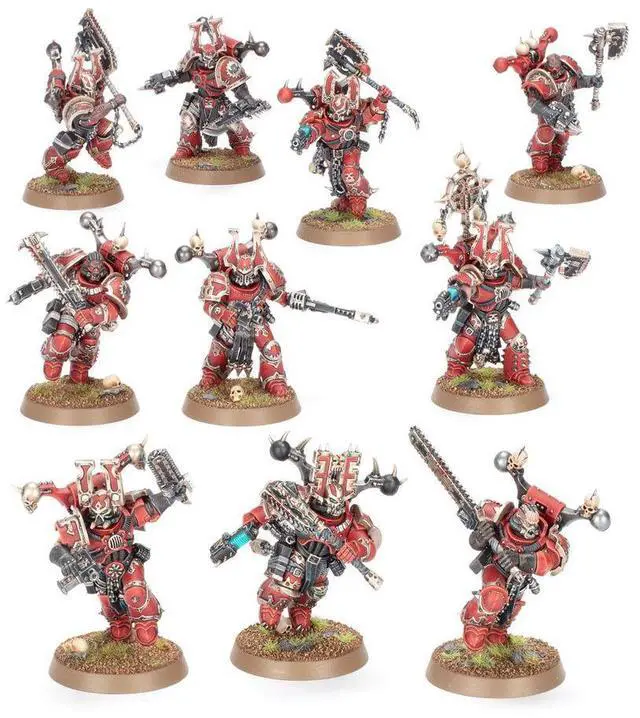 Alt view image 6 of 7 - Games Workshop GW7304 Warhammer 40K: World Eaters: Combat Patrol