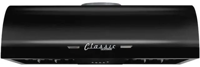 Main image of UNIQUE UGP30CRRHB 30 inch Midnight Black Classic Retro Under Cabinet Range Hood