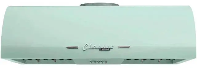 Main image of UNIQUE UGP30CRRHLG 30 inch Summer Mint Green Classic Retro Under Cabinet Range Hood