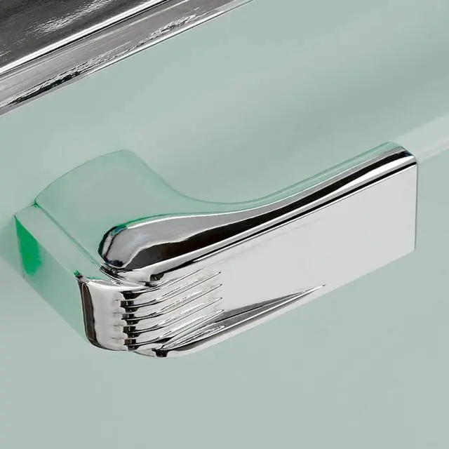 Alt view image 4 of 7 - UNIQUE UGP24CRDWLG 45 dBA Summer Mint Green Classic Retro Top Control Built-In Dishwasher