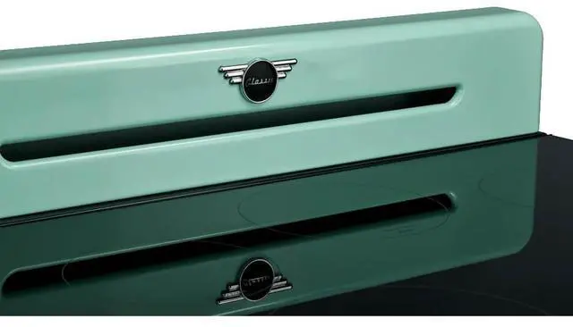 Alt view image 5 of 7 - UNIQUE UNQ30CRICT 3.9 Cu. Ft. Ocean Mist Turquoise Freestanding Classic Retro Induction Range