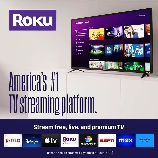 Alt view image 5 of 7 - Westinghouse 24" HD Smart Roku TV 720p Resolution, Wi-Fi, HDMI & USB Connectivity, Compact Design with 2-Year Warranty & Streaming Bundle