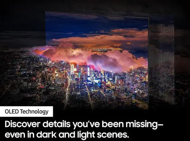 Alt view image 3 of 7 - Samsung 55" S90D OLED 4K UHD Smart TV Quantum HDR+, Dolby Atmos, 144Hz Gaming, Alexa, 3-Year Bundle