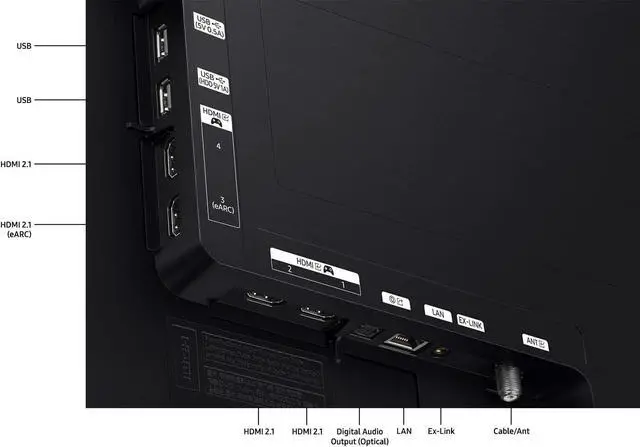 Alt view image 7 of 7 - Samsung 42-Inch OLED S90D 4K UHD Smart TV  Quantum HDR+, 144Hz Gaming, Dolby Atmos, Alexa, 3-Year Warranty Bundle with HDMI Cable & Streaming Apps