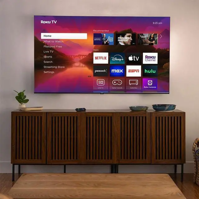 Alt view image 7 of 7 - Roku 55-Inch Plus Series 4K QLED Mini-LED Smart TV  Dolby Vision & Atmos, HDR, Voice, 12-Month CPS