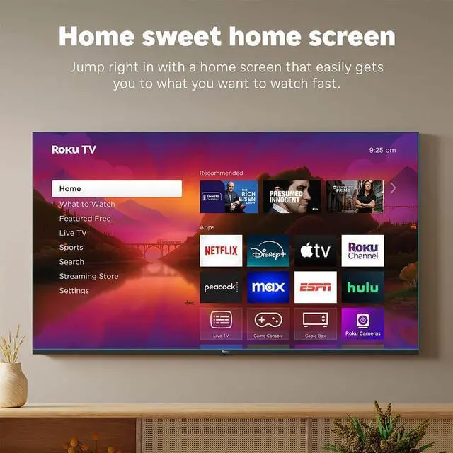 Alt view image 6 of 7 - Roku 55-Inch Plus Series 4K QLED Mini-LED Smart TV  Dolby Vision & Atmos, HDR, Voice, 12-Month CPS
