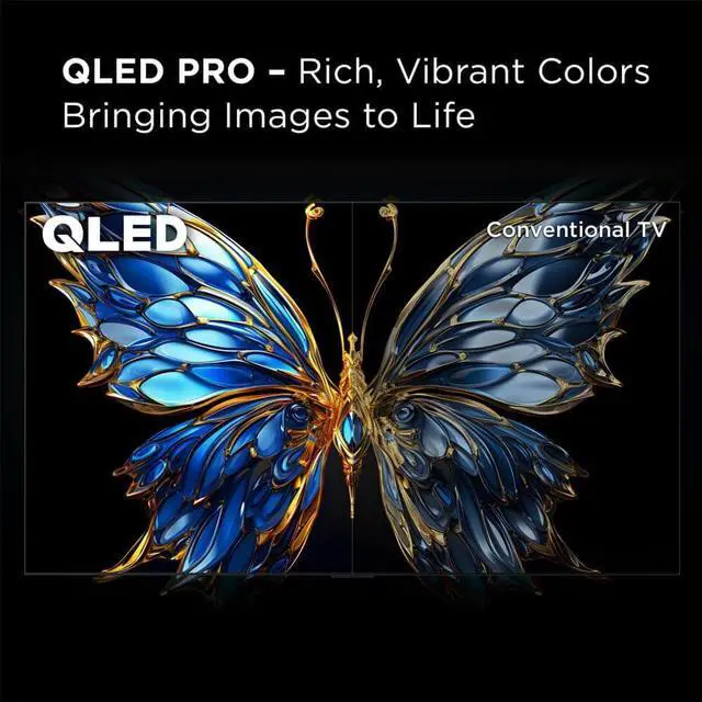 Alt view image 3 of 7 - TCL 43-Inch QLED Pro 4K Smart Google TV HDR10+, Dolby Vision & Atmos, 60Hz, CPS