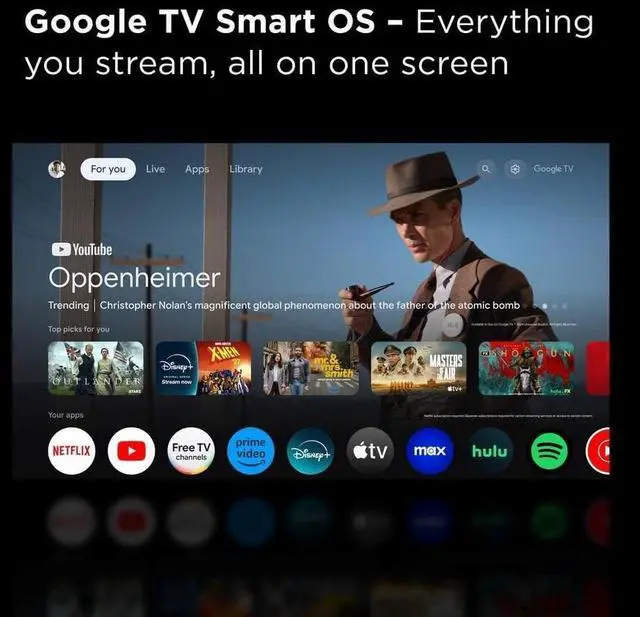 Alt view image 6 of 7 - TCL 40-Inch Q3K Series 1080P FHD QLED Smart TV HDR10, Google TV, Bluetooth, CPS