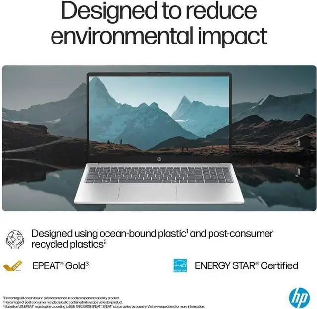Alt view image 5 of 7 - HP OmniBook 15.6" Touchscreen Laptop AMD Ryzen 5 340, 16GB RAM, 512GB SSD, Windows 11, Bundle