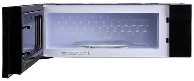 Alt view image 5 of 6 - UNIQUE 1.2 Cu. Ft. Retro Over-the-Range Microwave Marshmallow White, 400 CFM Vent Fan, LED Lighting, Auto Cook Presets