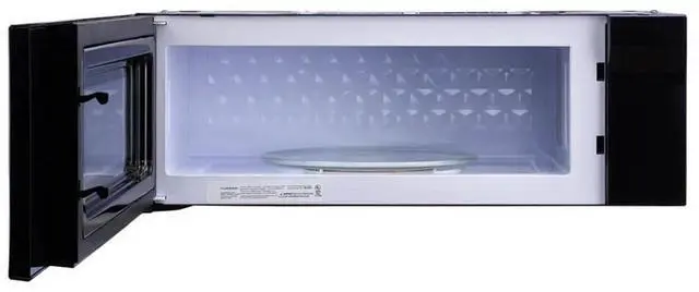 Alt view image 4 of 6 - UNIQUE 1.2 Cu. Ft. Retro Over-the-Range Microwave with Auto Cook Presets, Ventilation Fan & LED Lighting Mint Green