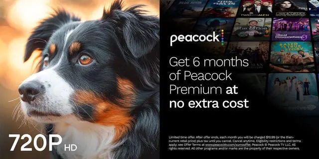 Alt view image 2 of 7 - Element E300AE32CG 32 inch Class Genesis Series 720p HD LED Smart Xumo TV