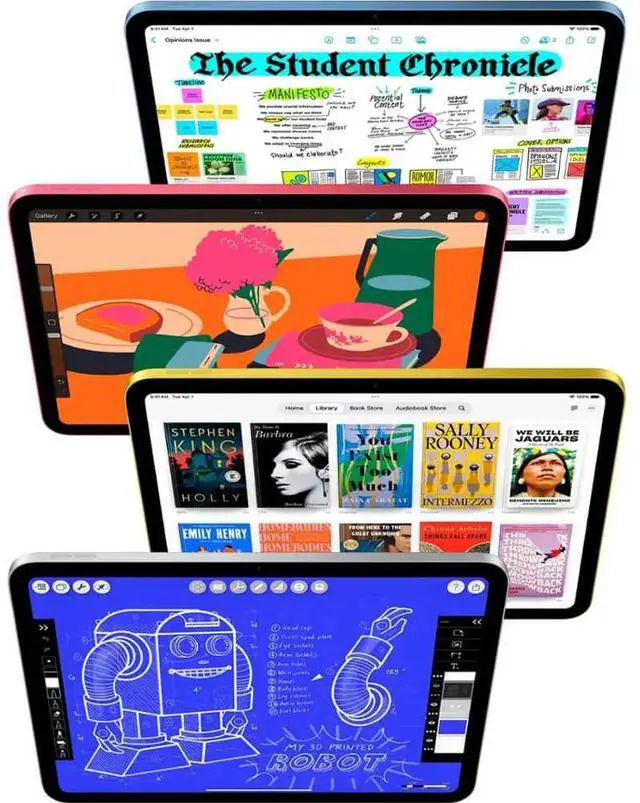 Alt view image 5 of 7 - 11" Liquid Retina Tablet Wi-Fi 256GB iPadOS Silver - 11th Generation