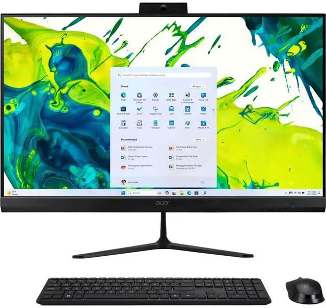 Main image of Acer C272GUR17 27 inch Aspire C27 All-in-One - Ryzen 7 5825U - 16GB RAM /1TB SSD