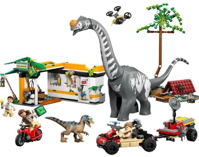 Main image of LEGO 76973 Jurassic World Raptor and Titanosaurus Tracking Mission