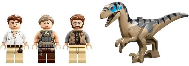Alt view image 5 of 7 - LEGO 76973 Jurassic World Raptor and Titanosaurus Tracking Mission