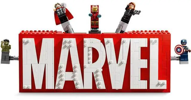 Alt view image 4 of 7 - LEGO 76313 Marvel Logo and Minifigures