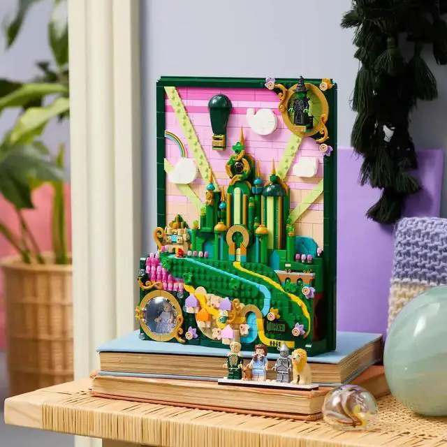 Alt view image 4 of 7 - LEGO 75685 Wicked Emerald City Wall Art