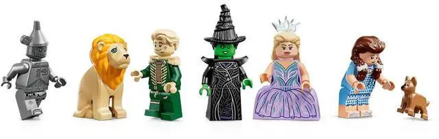 Alt view image 6 of 7 - LEGO 75685 Wicked Emerald City Wall Art