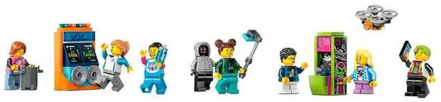 Alt view image 6 of 7 - LEGO 60421 City Robot World Roller-Coaster Park