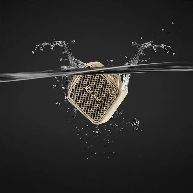 Alt view image 7 of 7 - Marshall WILLEN2BTCR Willen II Portable Bluetooth Speaker - Cream
